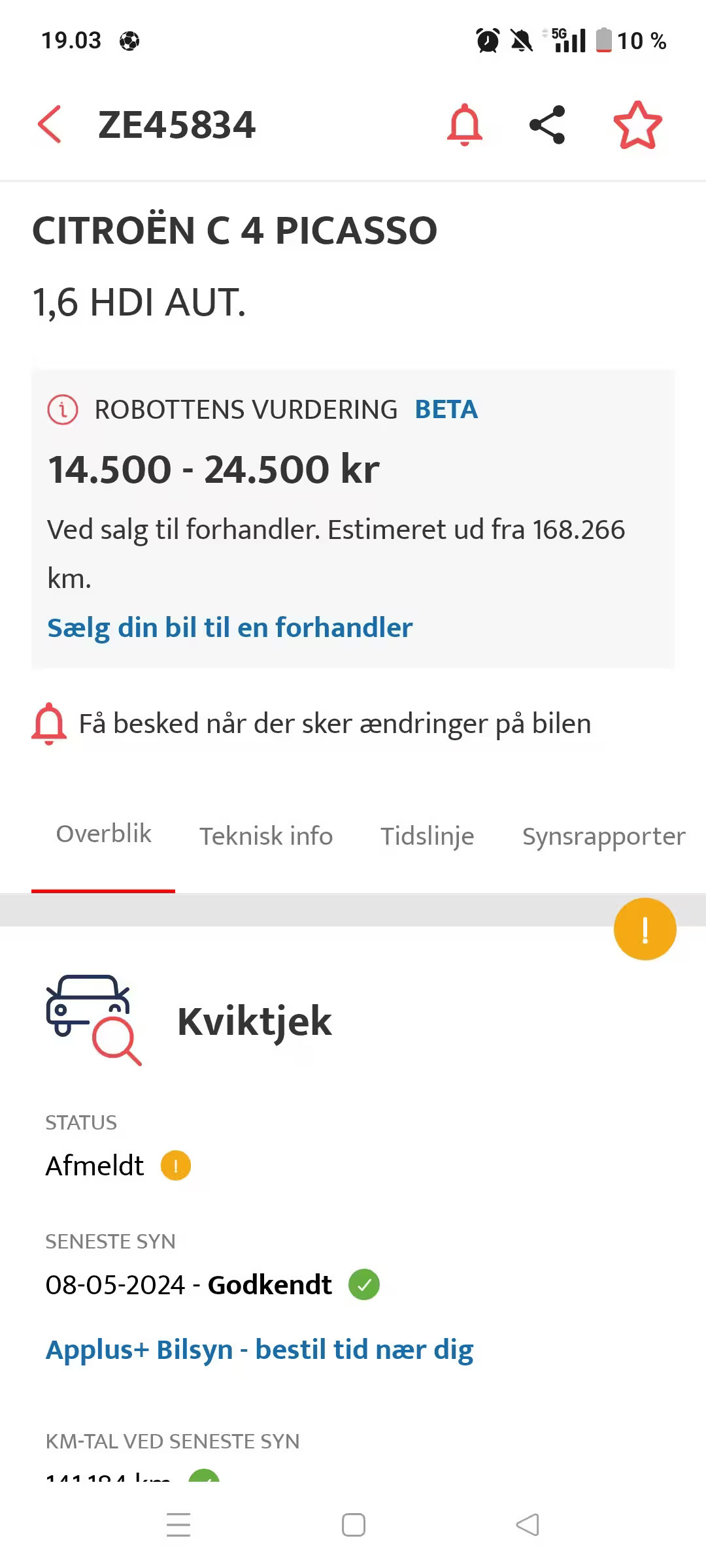 Sølv Citroën C 4 fra 2008