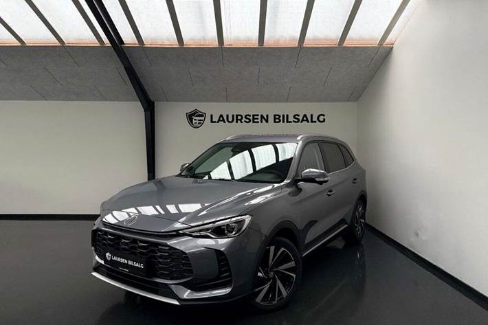 Grå MG ZS fra 2024 set udefra