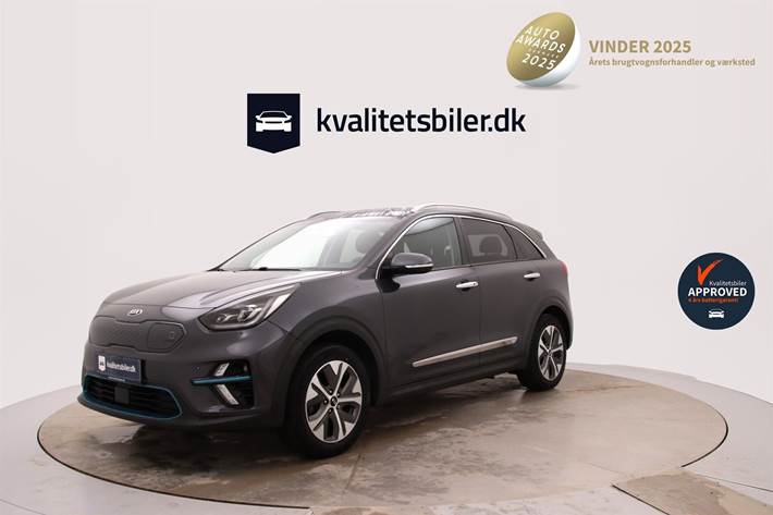 Grå Kia e-Niro fra 2020 set udefra