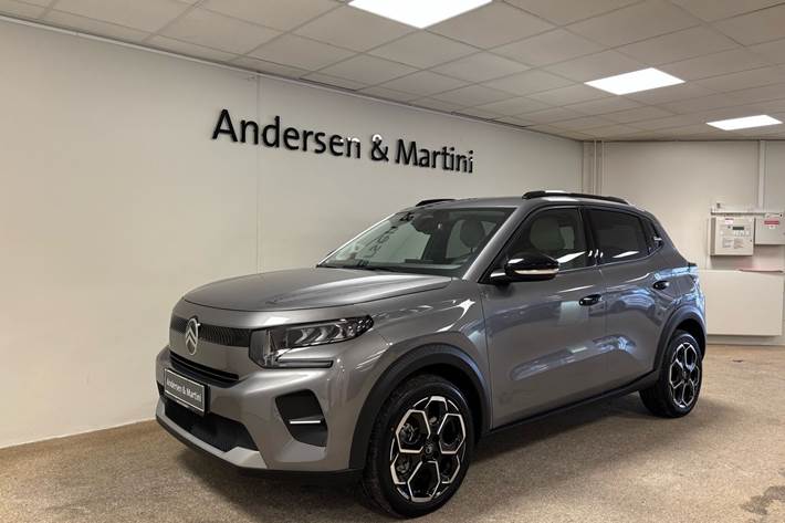 Grå Citroën ë-C3 fra 2025 set udefra