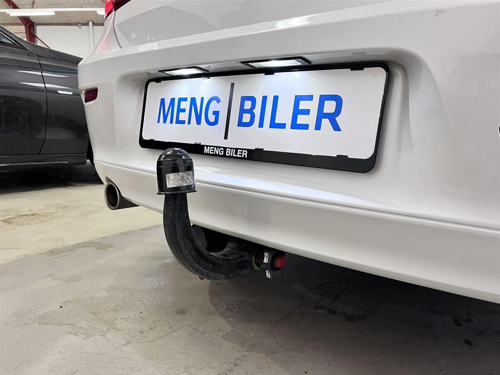 Hvid BMW 118d fra 2017