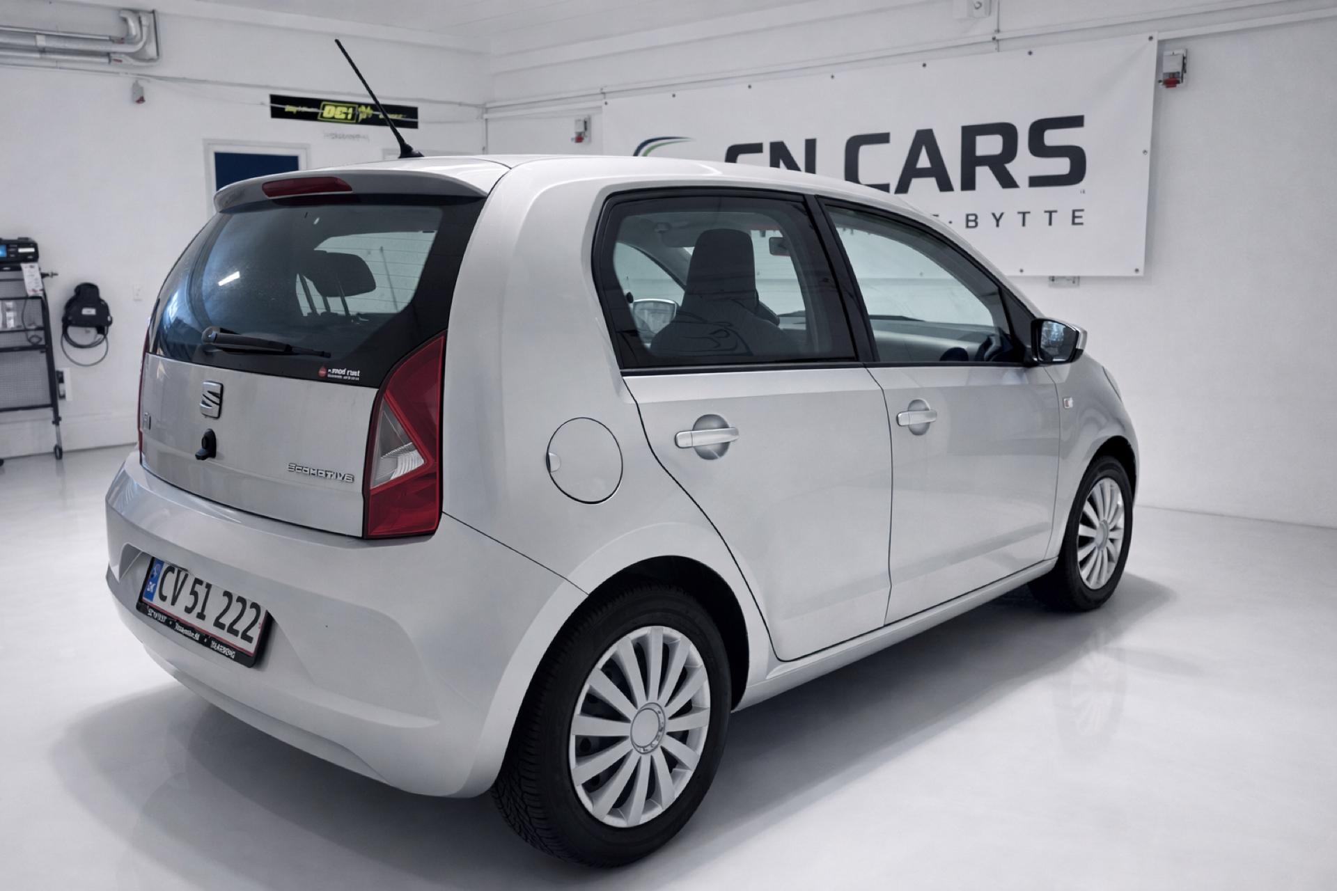 Sølv Seat Mii fra 2015