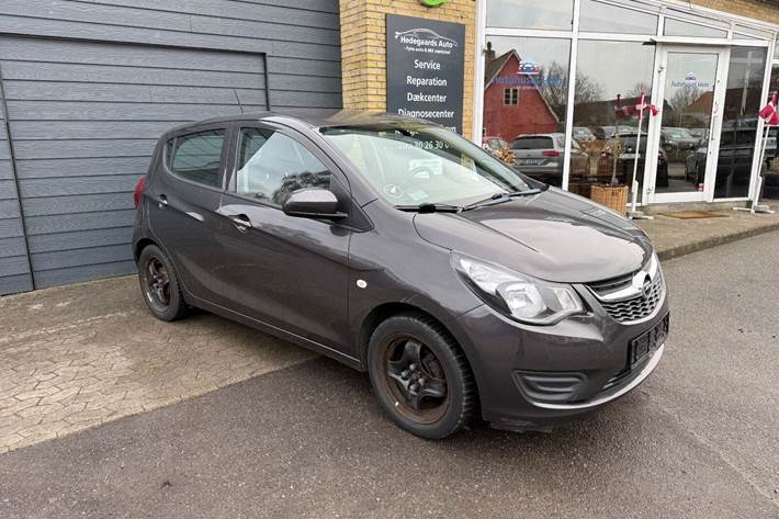 Grå Opel Karl fra 2016