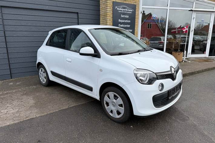 Hvid Renault Twingo fra 2016 set udefra