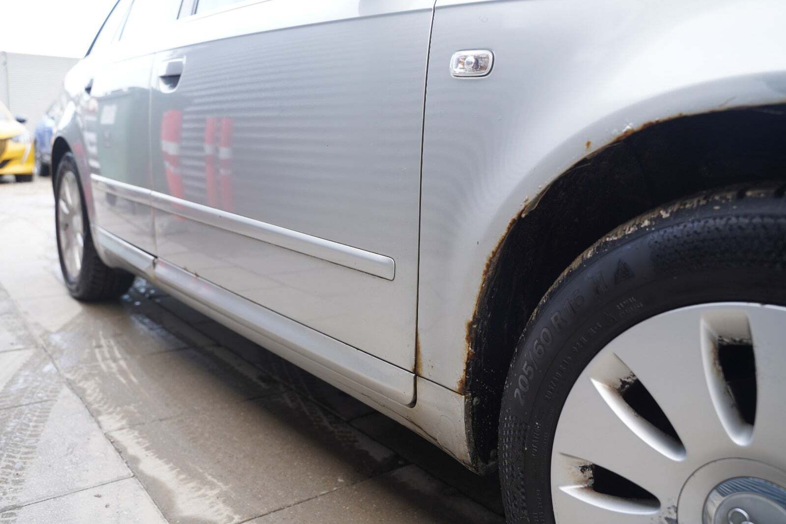 Sølv Audi A4 fra 2007