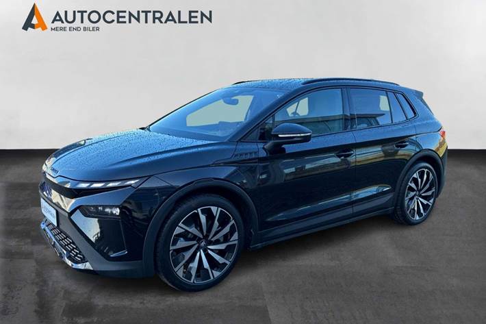 Sort Skoda Elroq fra 2026 set udefra