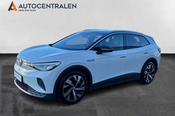 Hvid VW ID.4 fra 2021 set udefra
