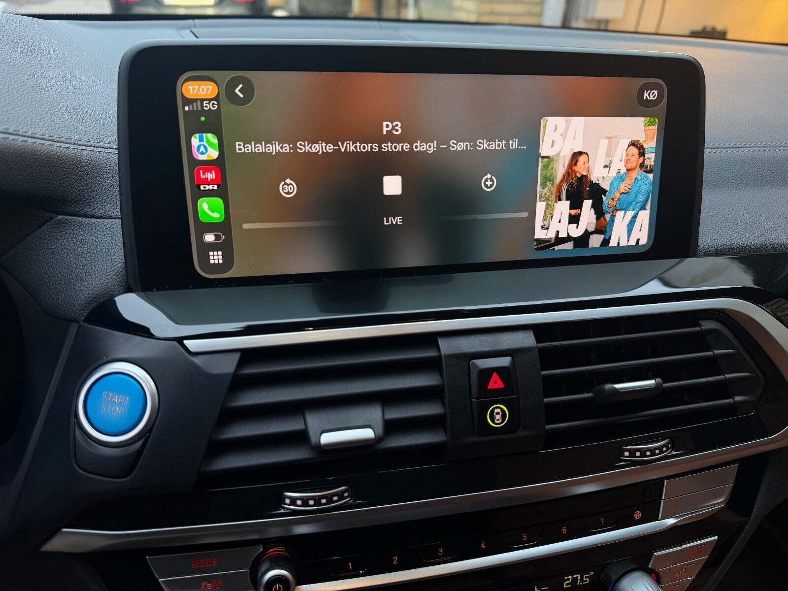 Sort BMW iX3 fra 2021