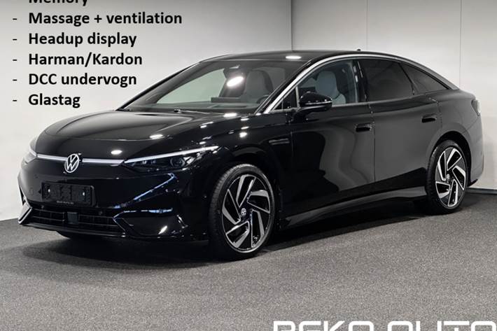 Sort VW ID.7 fra 2024 set udefra