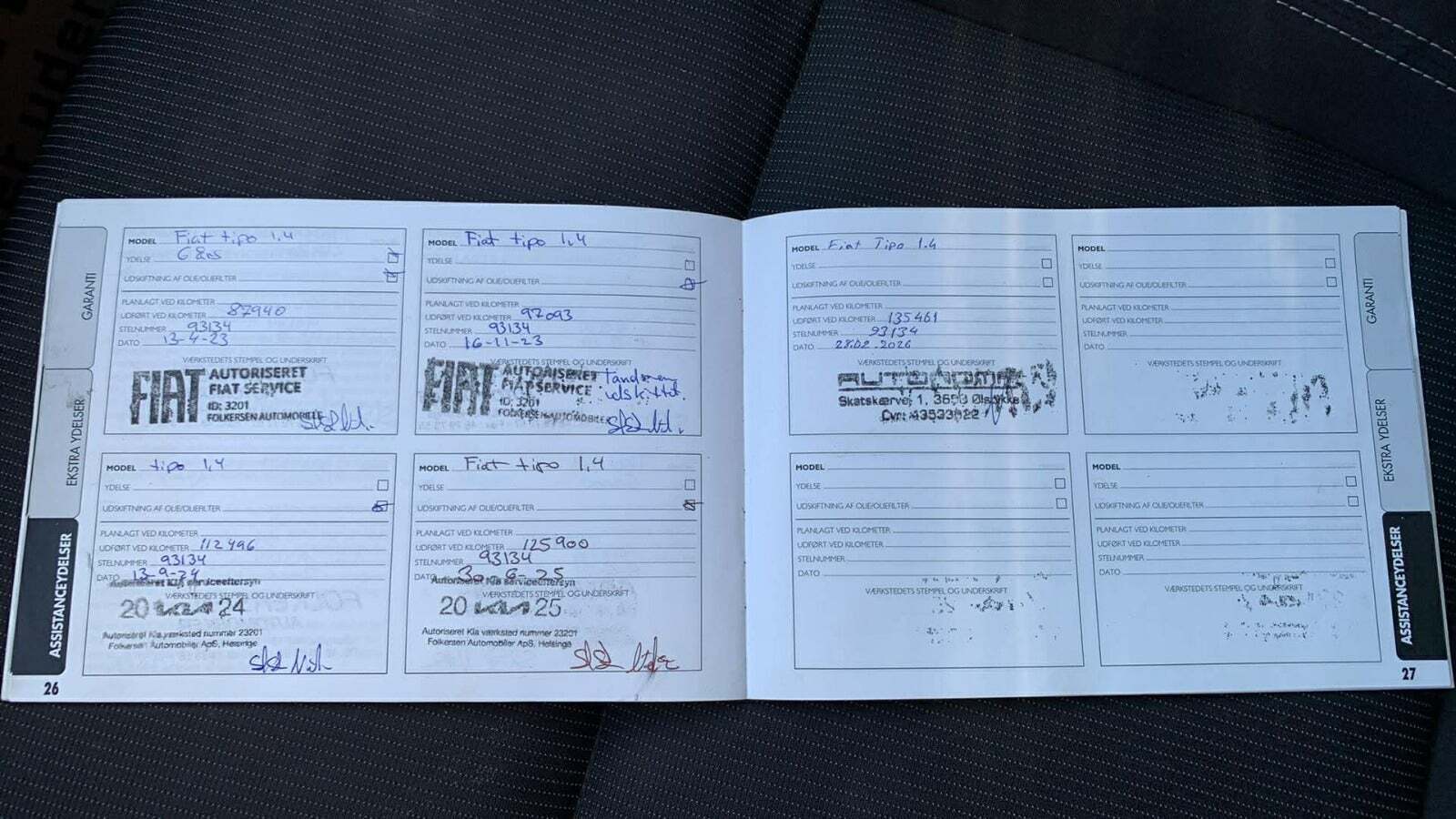 Sort Fiat Tipo fra 2017