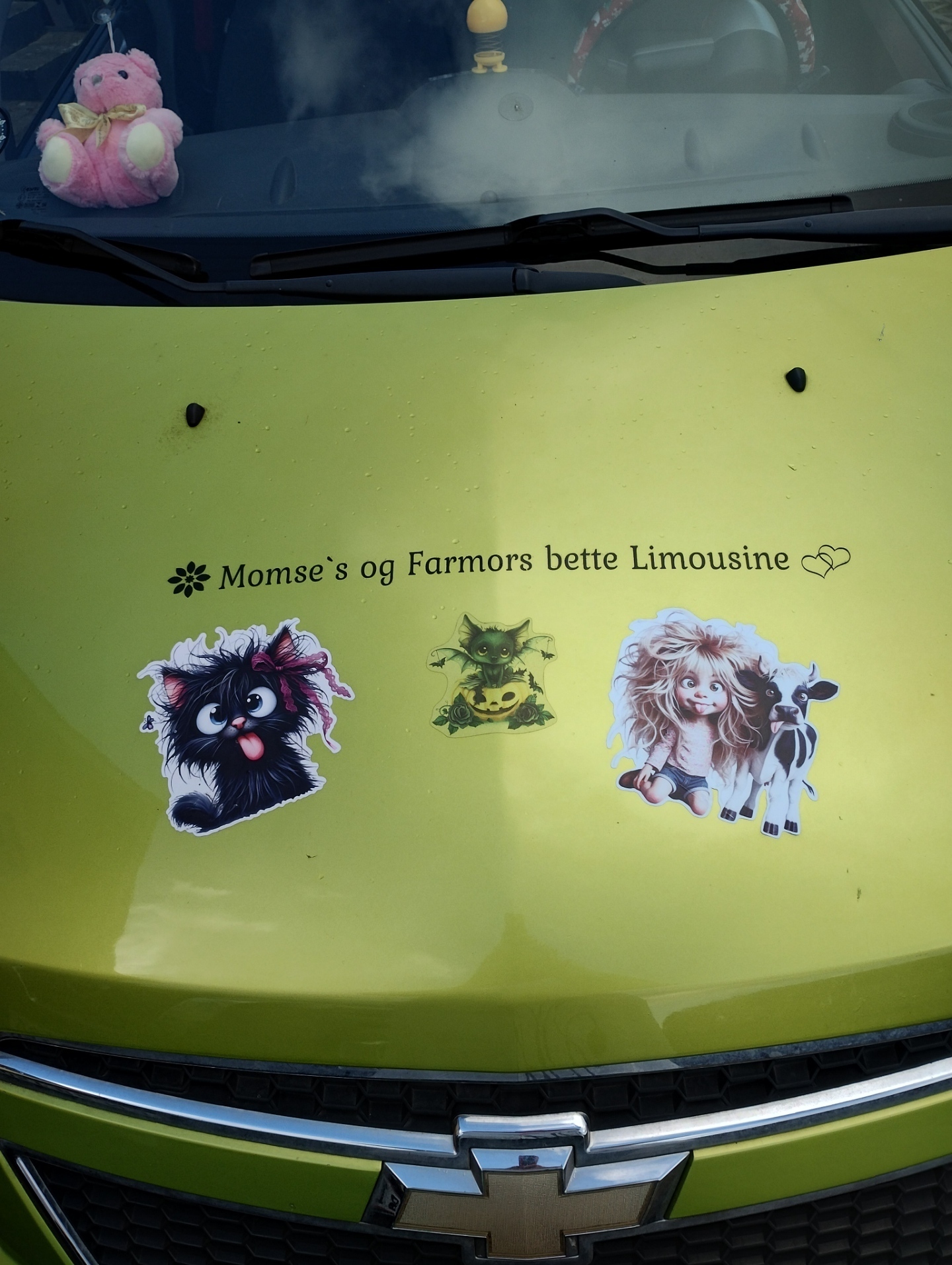 Grøn Chevrolet Spark fra 2012