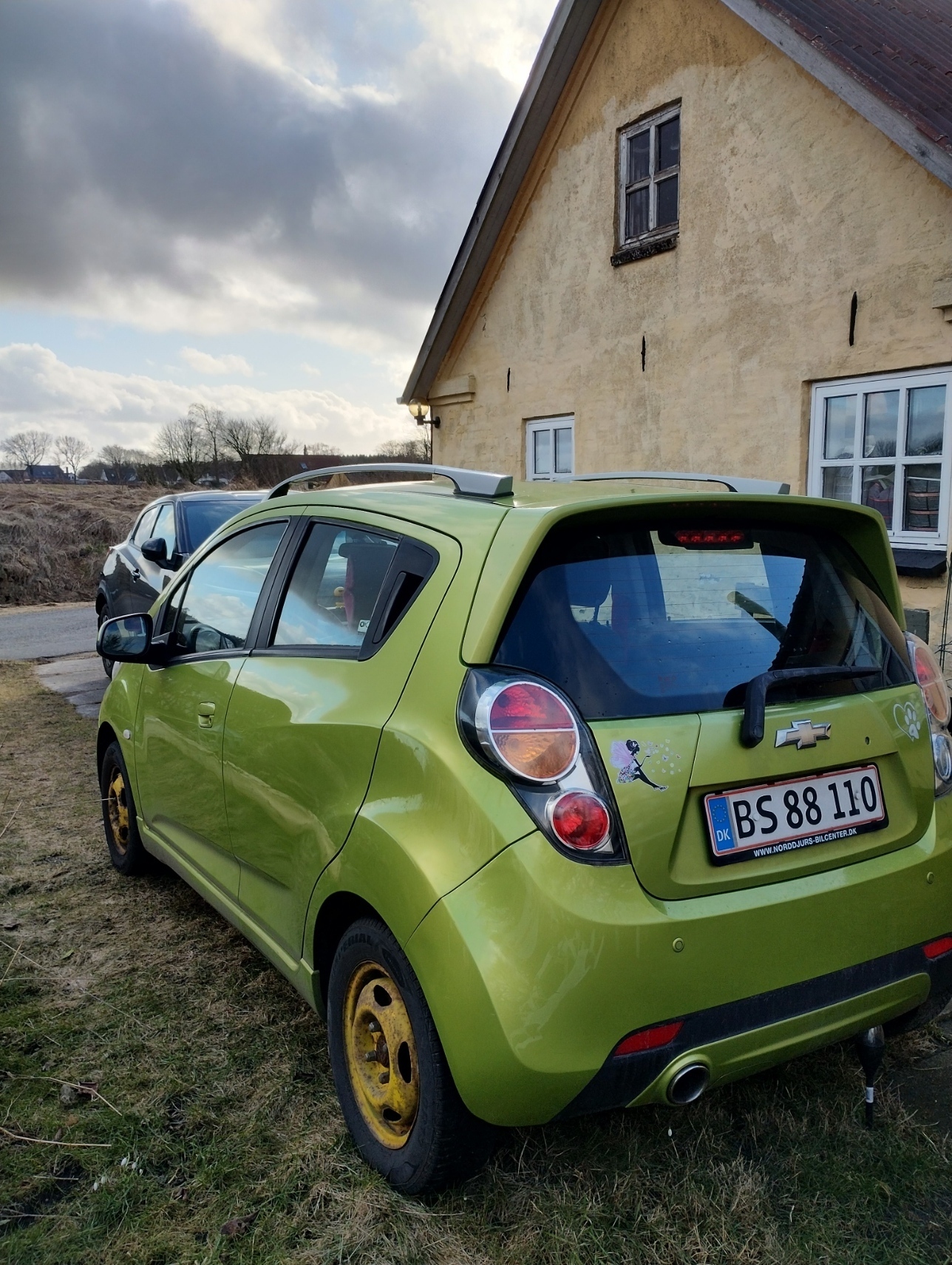 Grøn Chevrolet Spark fra 2012