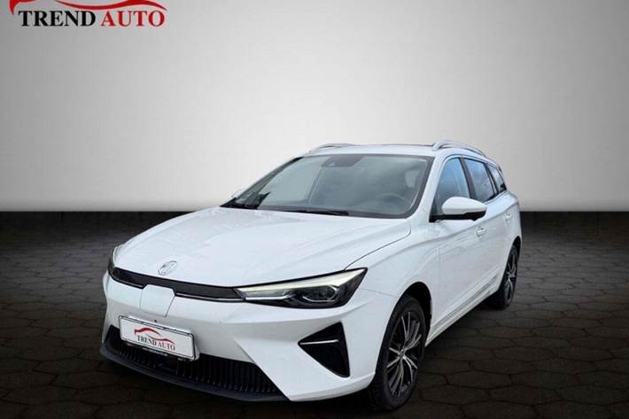 Hvid MG 5 fra 2022 set udefra