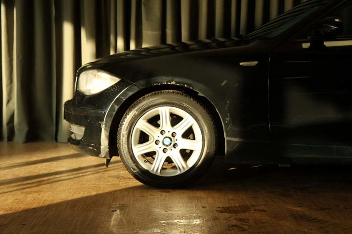 Grøn BMW 118i fra 2008