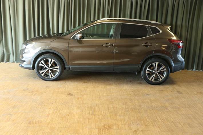 Grøn Nissan Qashqai fra 2018