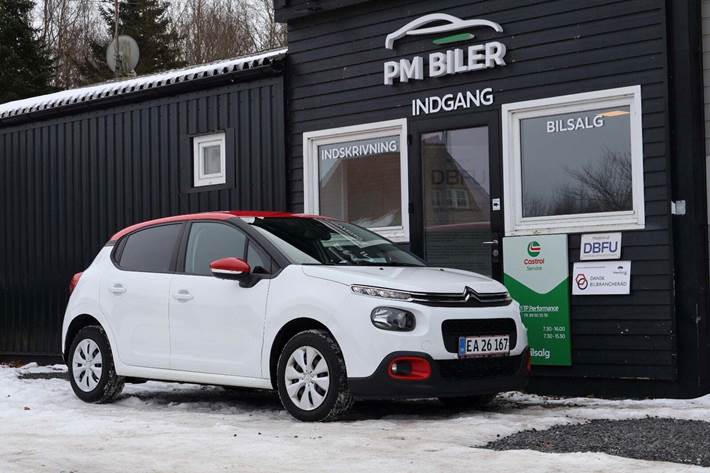 Hvid Citroën C3 fra 2018