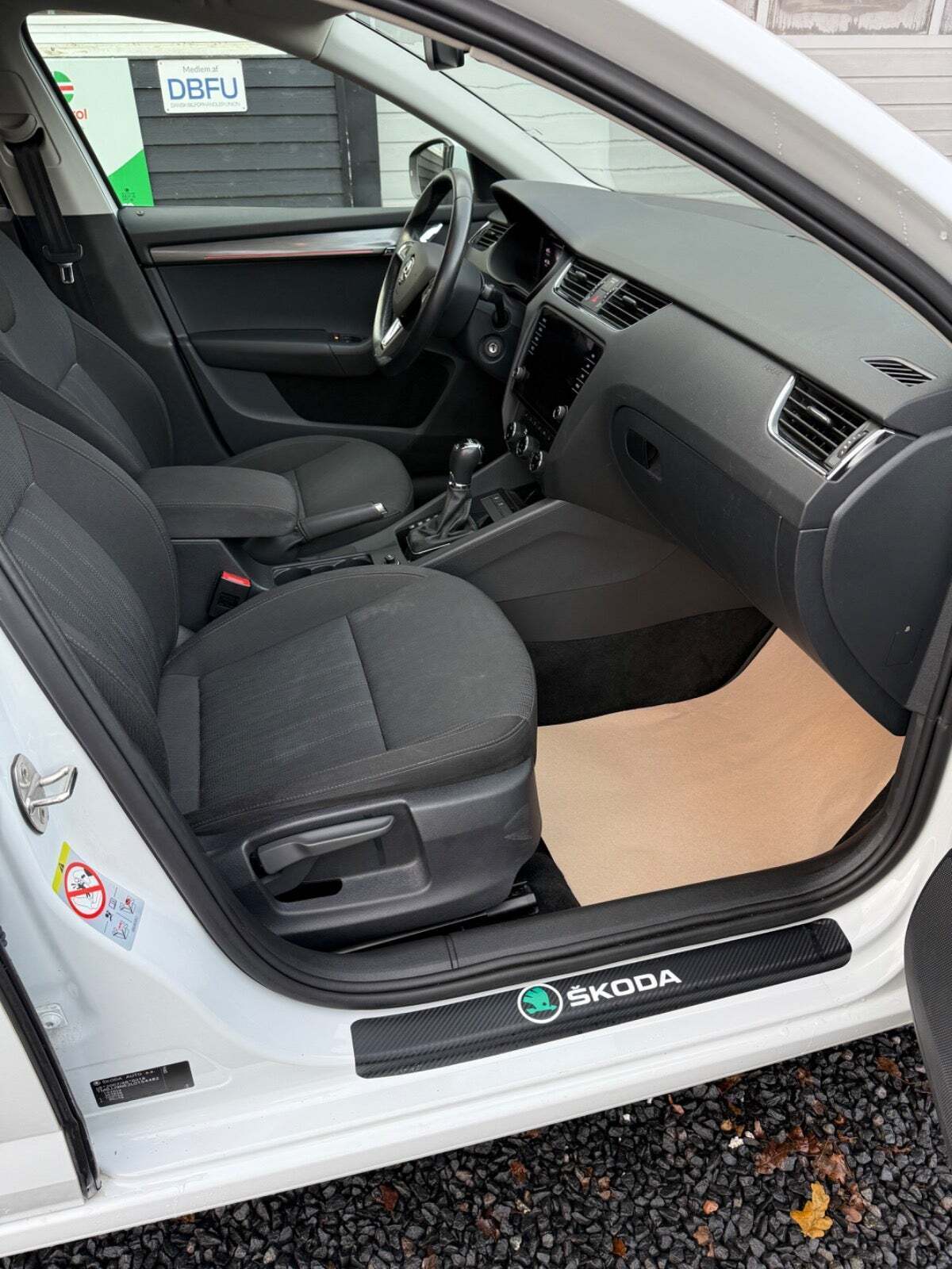 Hvid Skoda Octavia fra 2020