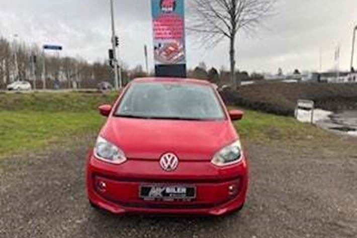 Rød VW UP! fra 2016