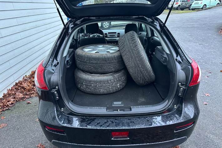 Sort Mitsubishi Lancer fra 2010