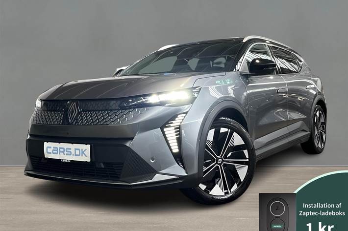 Grå Renault Scénic fra 2025 set udefra
