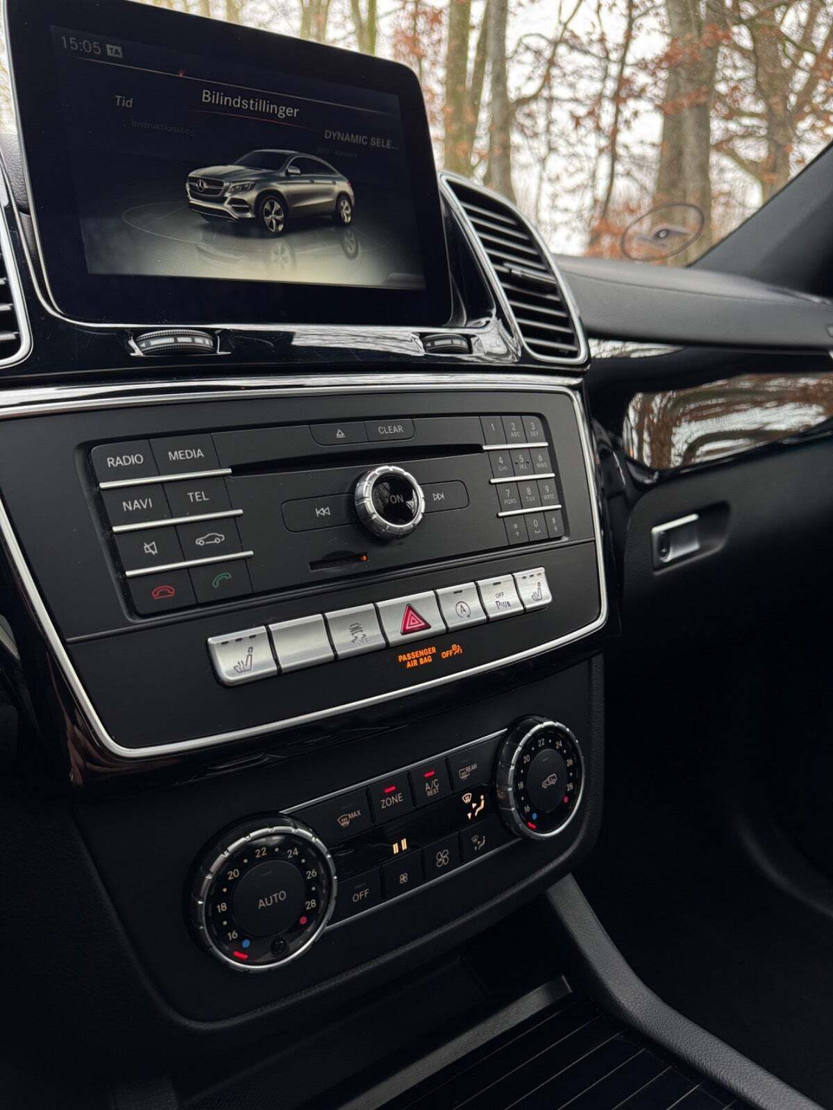 Hvid Mercedes GLE350 d fra 2016