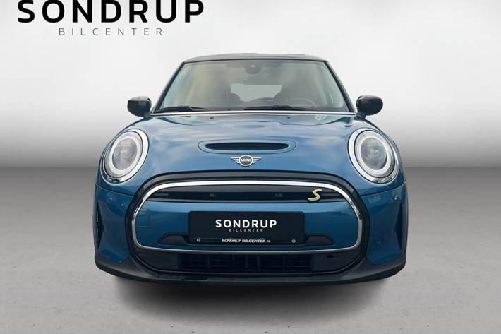 Blå Mini Cooper SE fra 2022