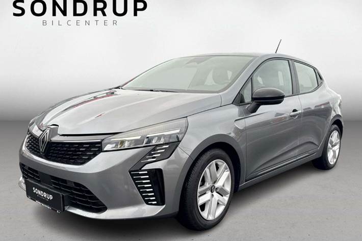 Grå Renault Clio V fra 2025 set udefra