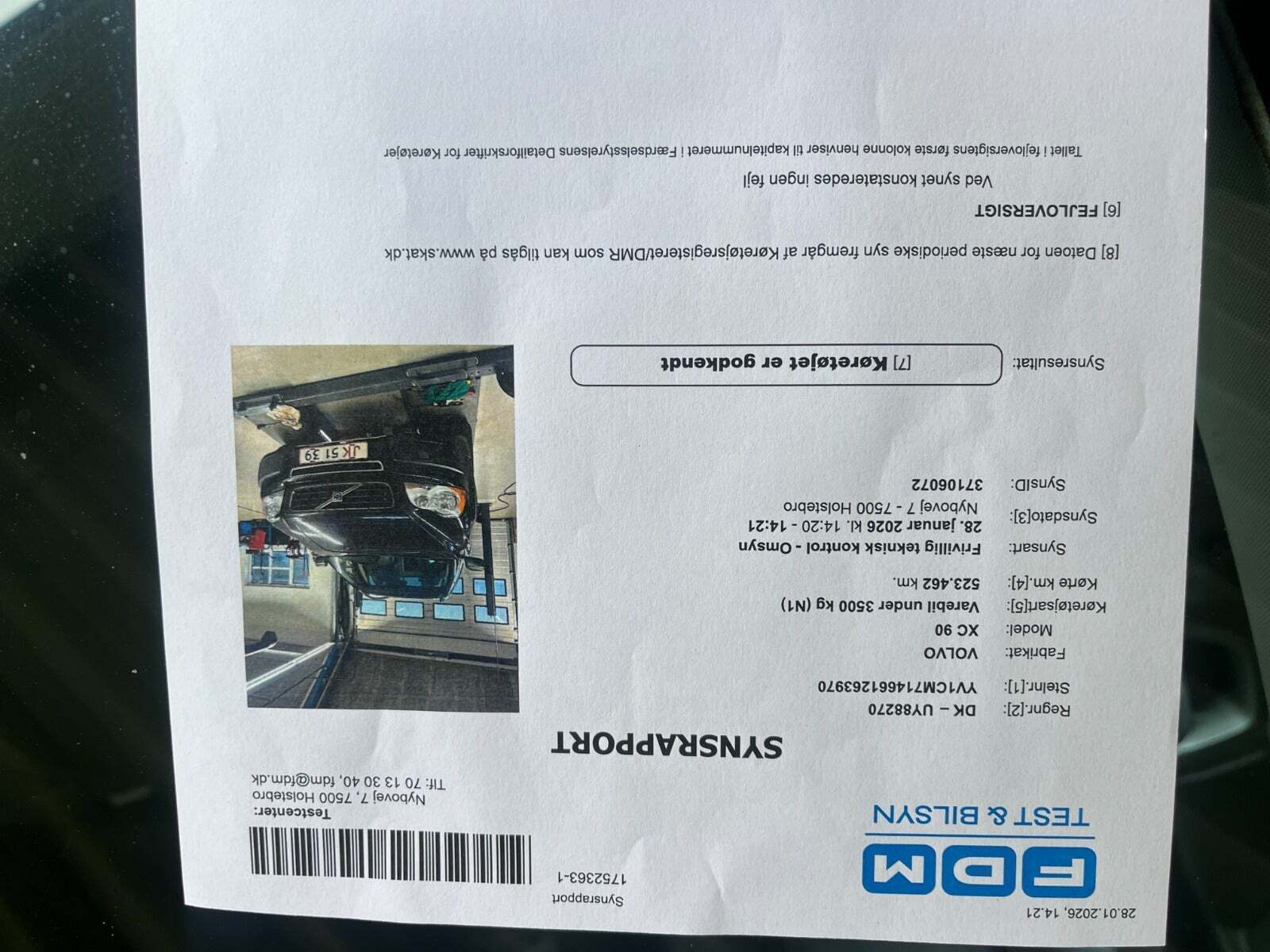 Sort Volvo XC90 fra 2005