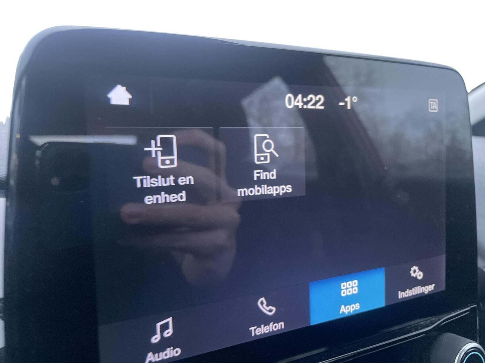 Rød Ford Fiesta fra 2019