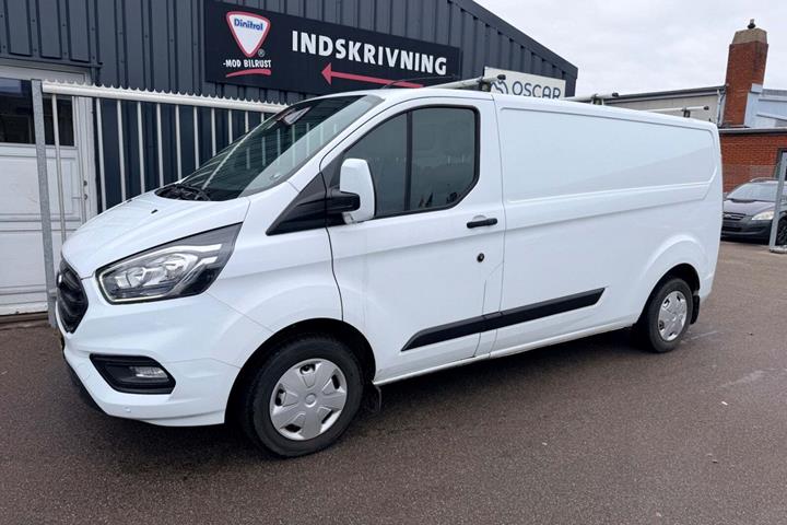 Hvid Ford Transit Custom 300 L2 fra 2019