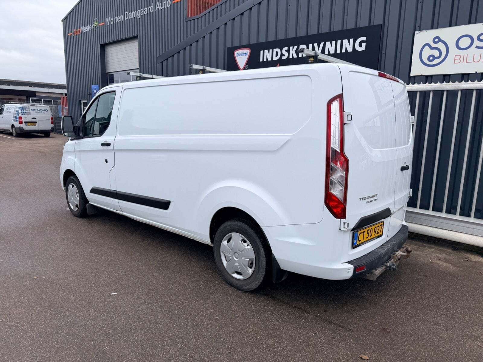 Hvid Ford Transit Custom 300 L2 fra 2019