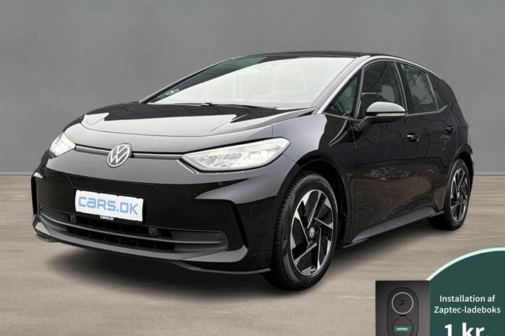 Sort VW ID.3 fra 2023 set udefra