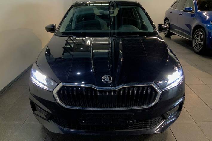 Sort Skoda Fabia fra 2023