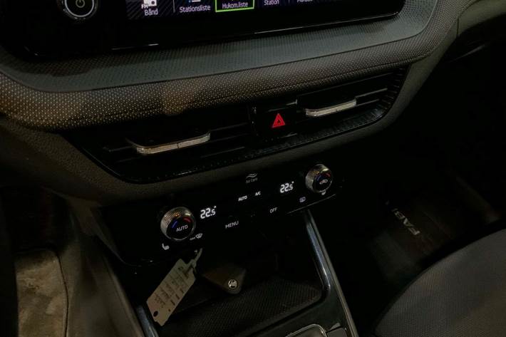 Sort Skoda Fabia fra 2023