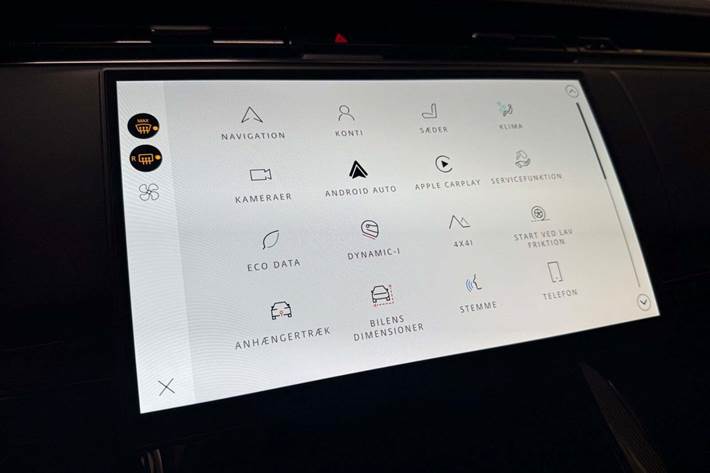 Sort Land Rover Range Rover sport fra 2024