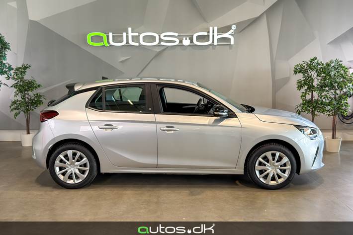 Sølv Opel Corsa-e fra 2023