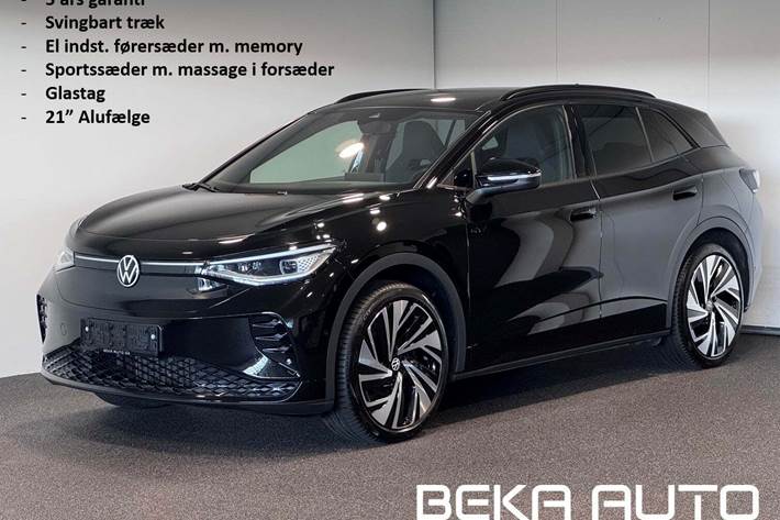 Sort VW ID.4 fra 2025 set udefra