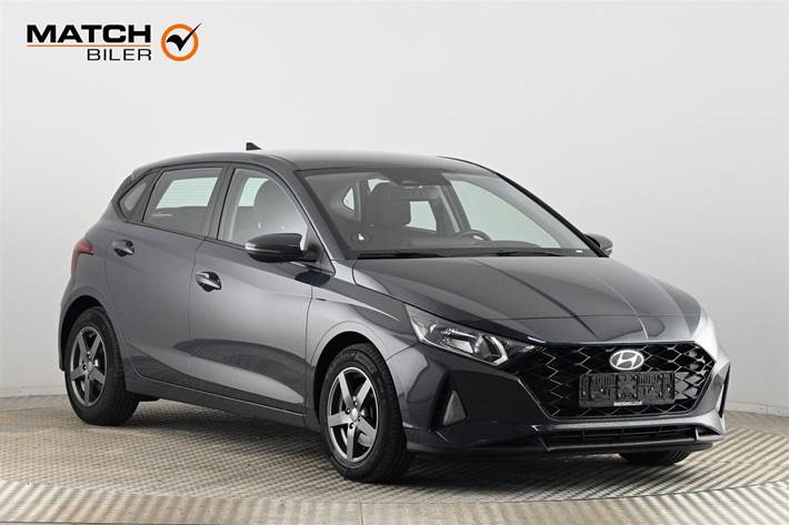 Grå Hyundai i20 fra 2021