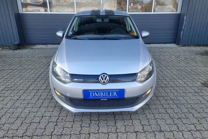 Sølv VW Polo fra 2012
