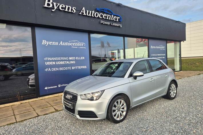 Sølv Audi A1 fra 2013