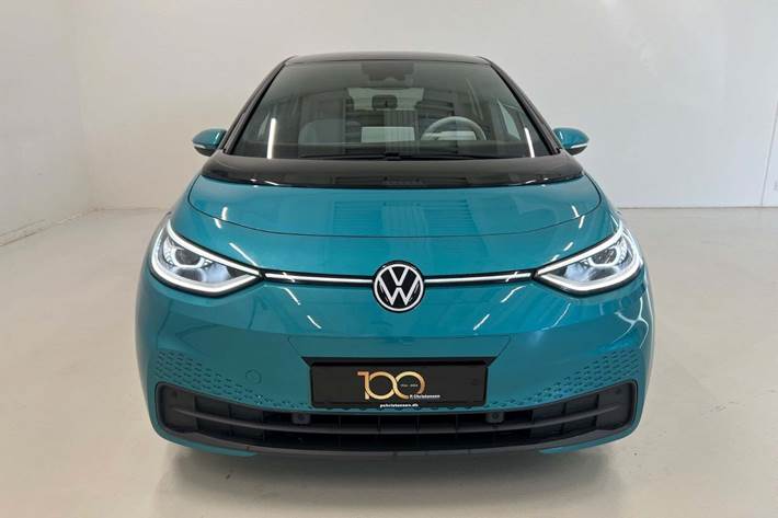 Blå VW ID.3 fra 2021