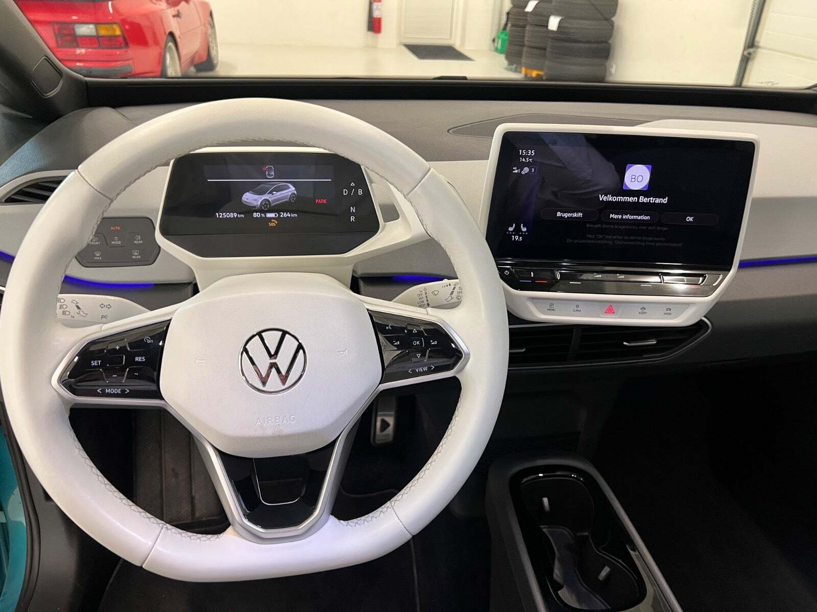 Blå VW ID.3 fra 2021