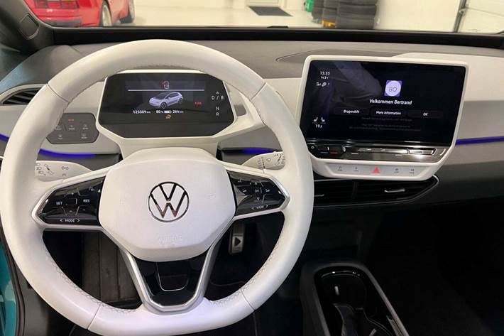 Blå VW ID.3 fra 2021