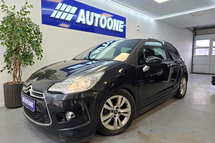 Sort Citroën DS3 fra 2011 set udefra