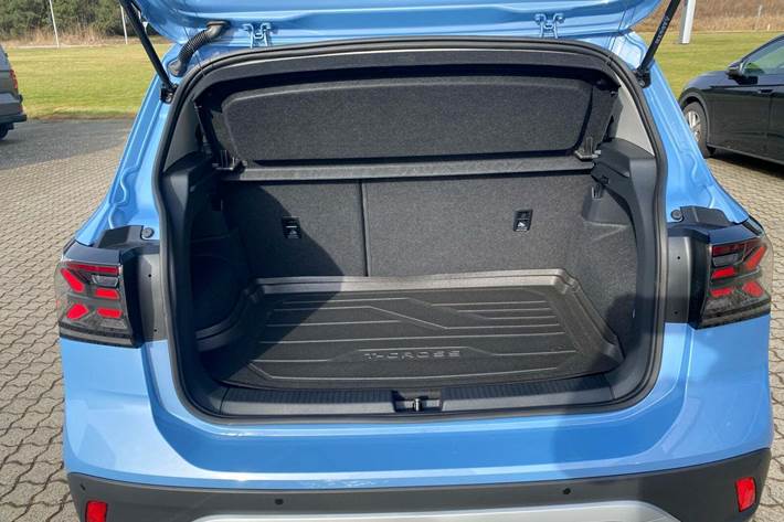 Blå VW T-Cross fra 2026
