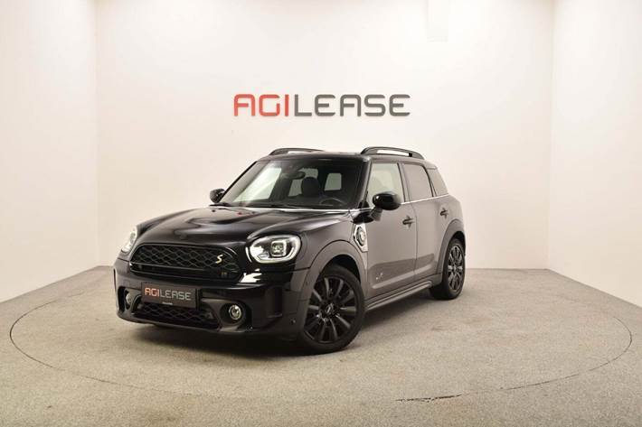 Sort Mini Countryman Cooper SE fra 2021 set udefra