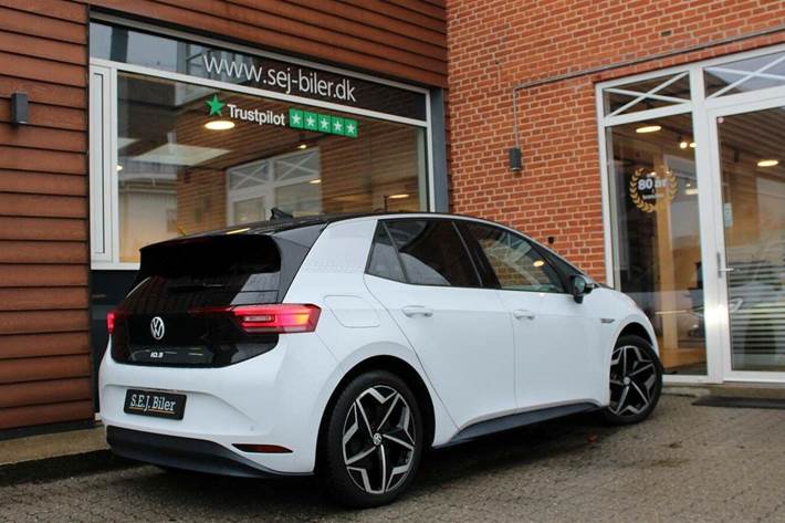 Hvid VW ID.3 fra 2020