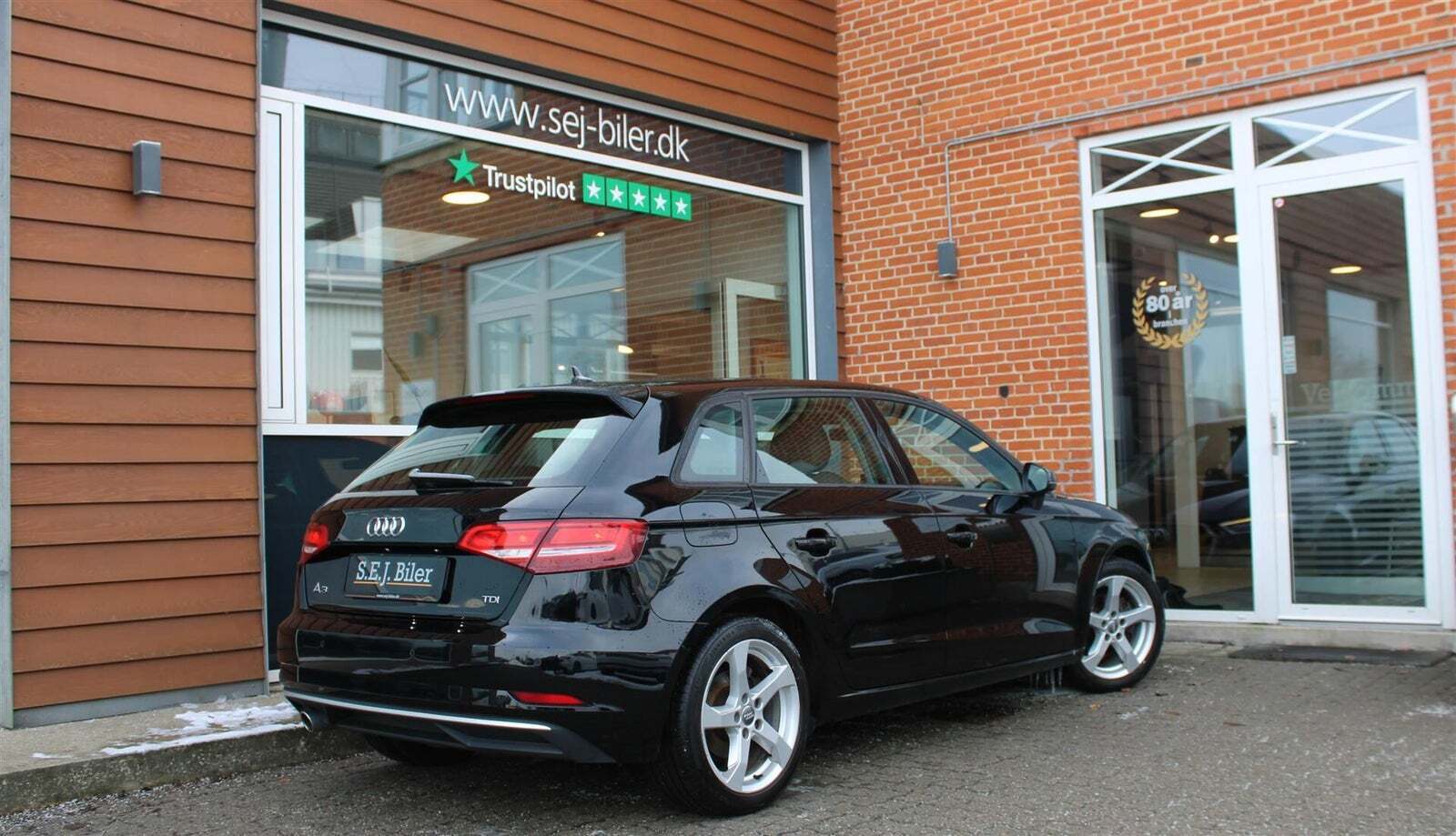 Sort Audi A3 fra 2018