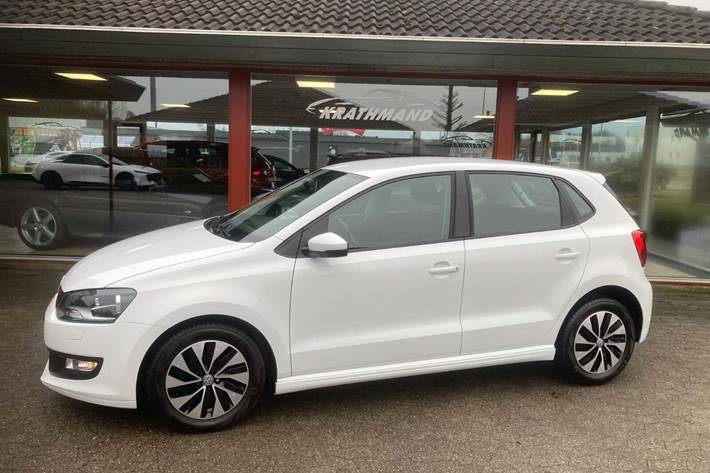 Hvid VW Polo fra 2017