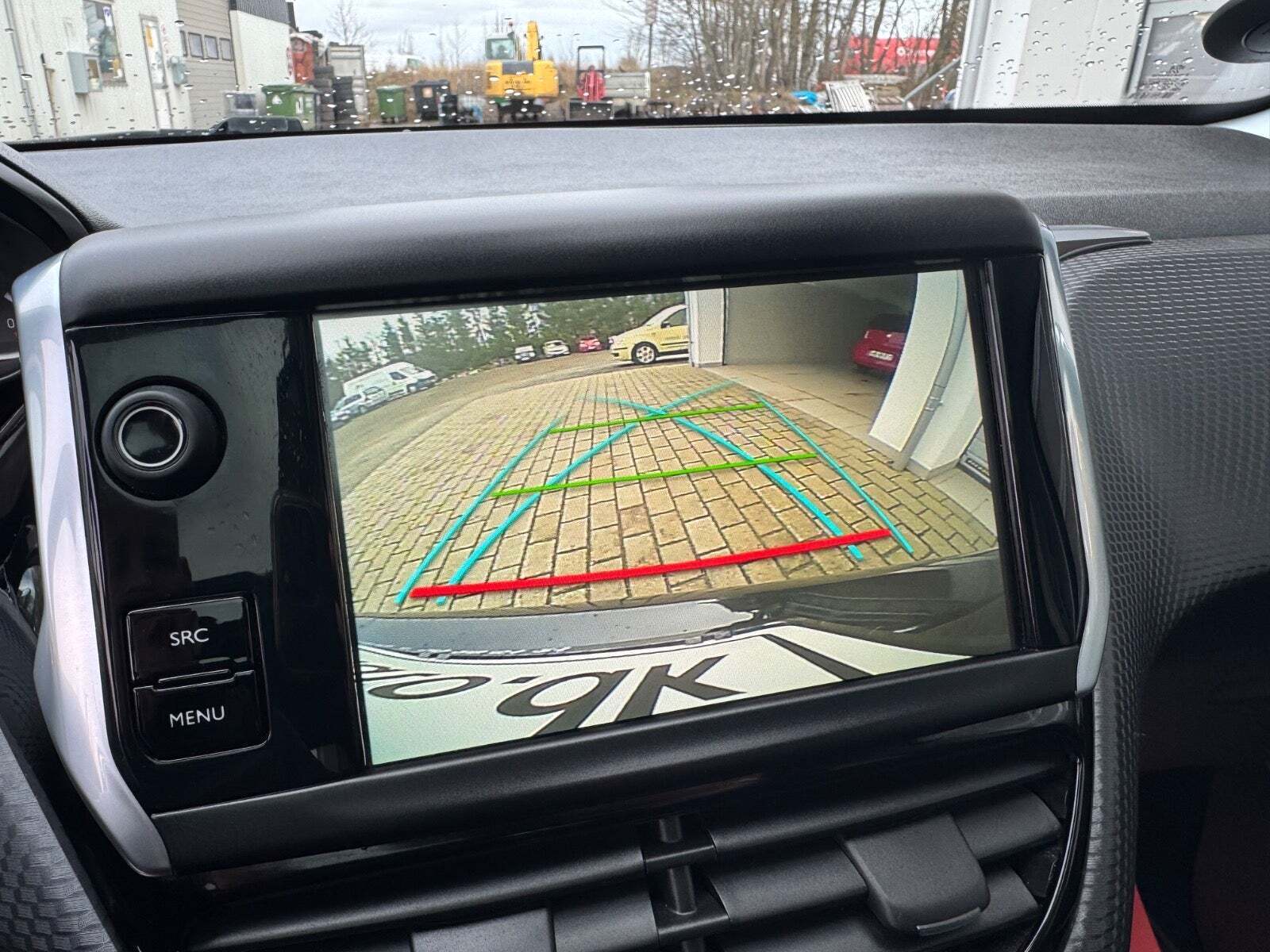 Sort Peugeot 208 fra 2019